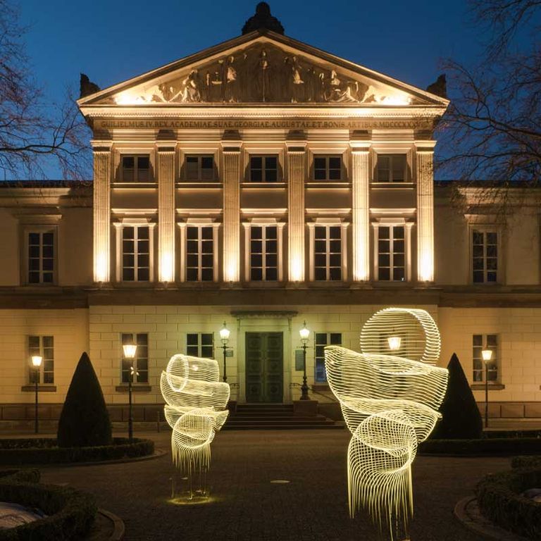 Lightpainting Wilhelmsplatz Göttingen März 2020