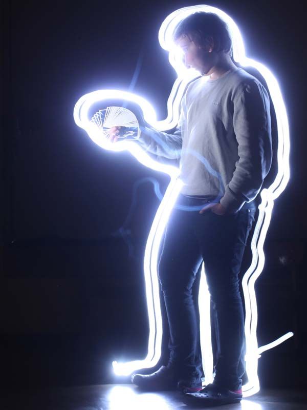 Lightpainting Versuche 2019