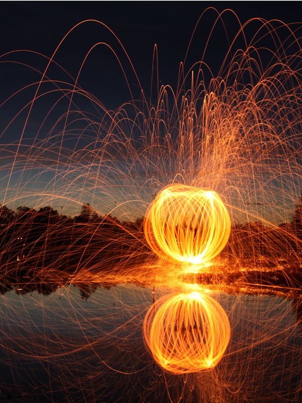 Lightpainting Kiessee Rosdorf 2019